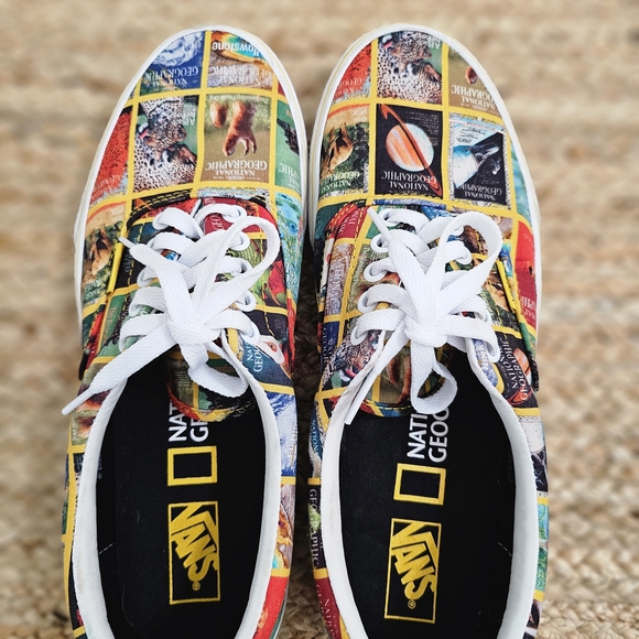 Vans Other - Preloved Vans National Geographic Multicolor Sneakers